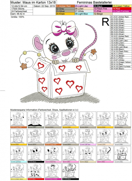 Maus im Karton (13x18 ; 20x20)
